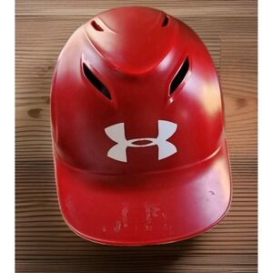 Under Armour UABH100 6 1/2" to 7 1/2" Junior Baseball Batting Helmet Red
